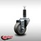 Service Caster 3'' SS Gray Poly Wheel Swivel 1'' Expanding Stem Caster SCC-SSEX20S314-PPUB-1 - alternate 3